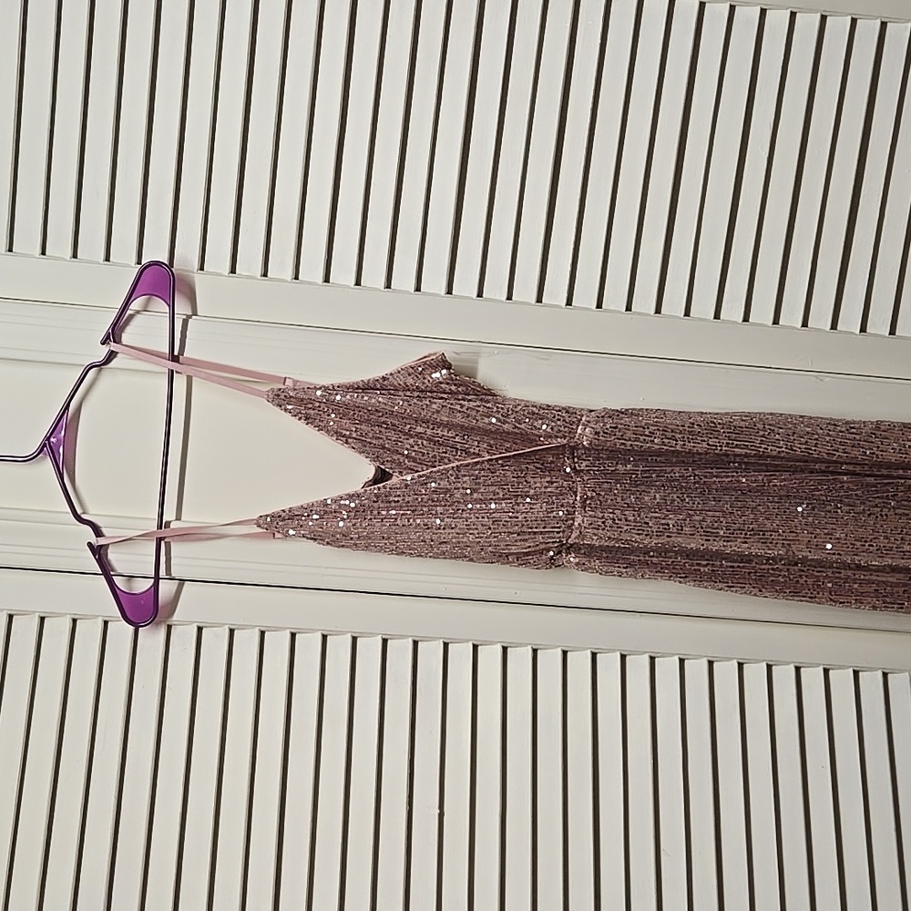 Fashion Nova Sequined jumpsuit,Pink, Xl